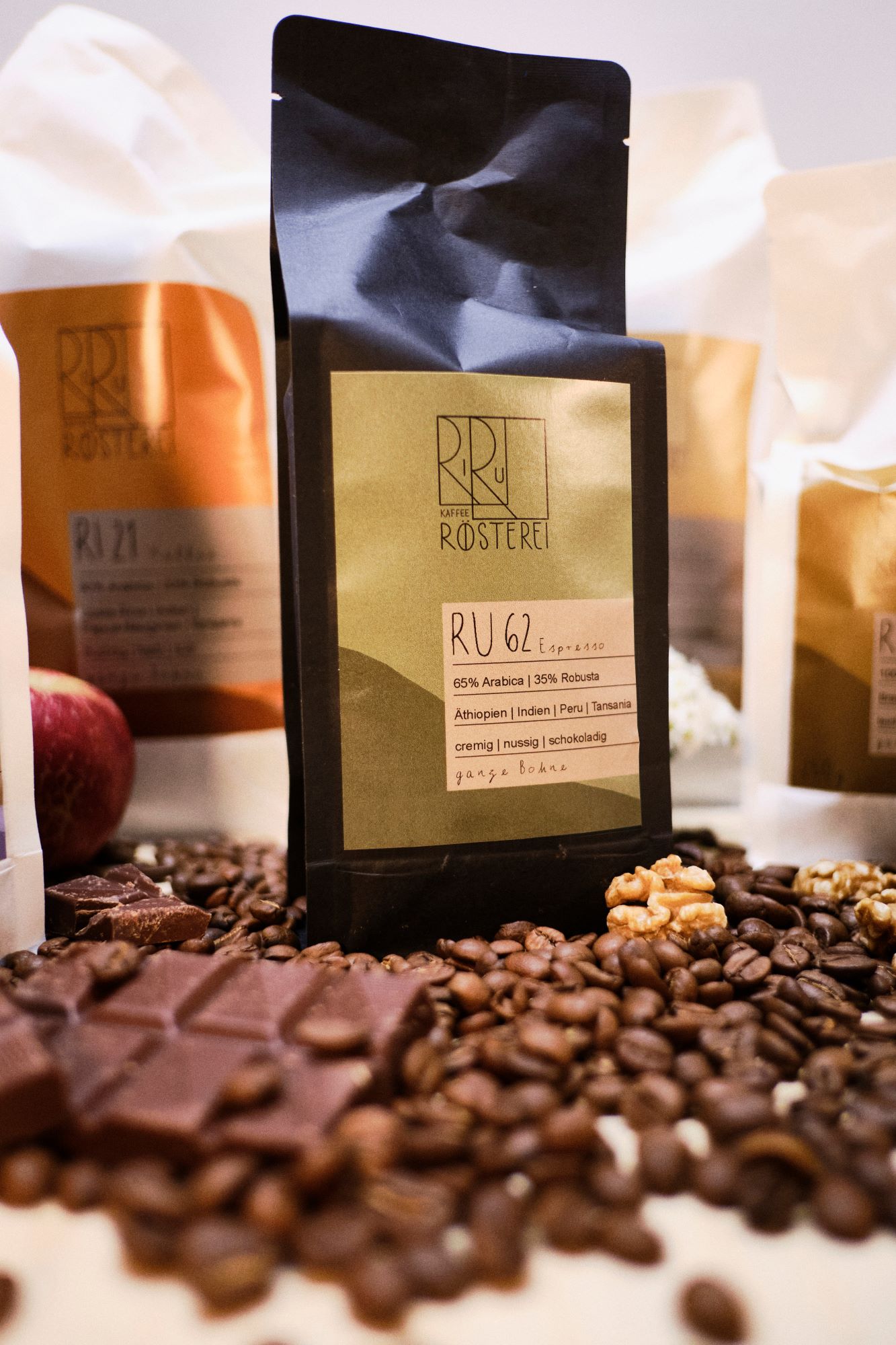 RU62 Espresso - 1000g Ganze Bohne