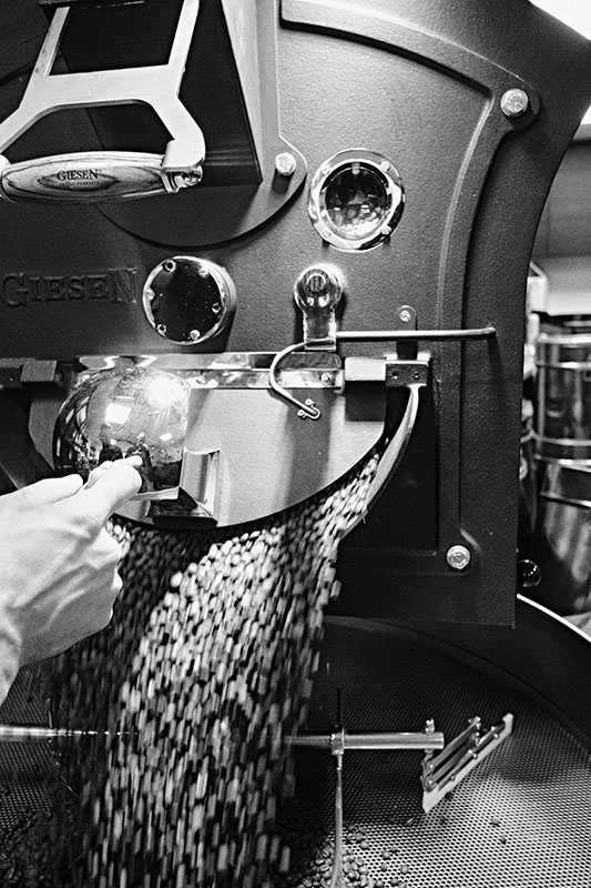 Kaffeeröstereimaschine