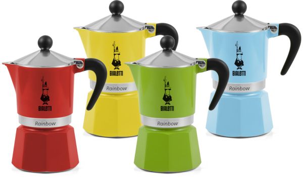 Espressokocher Rainbow 3 Tassen Espressokocher Rainbow 3 Tassen