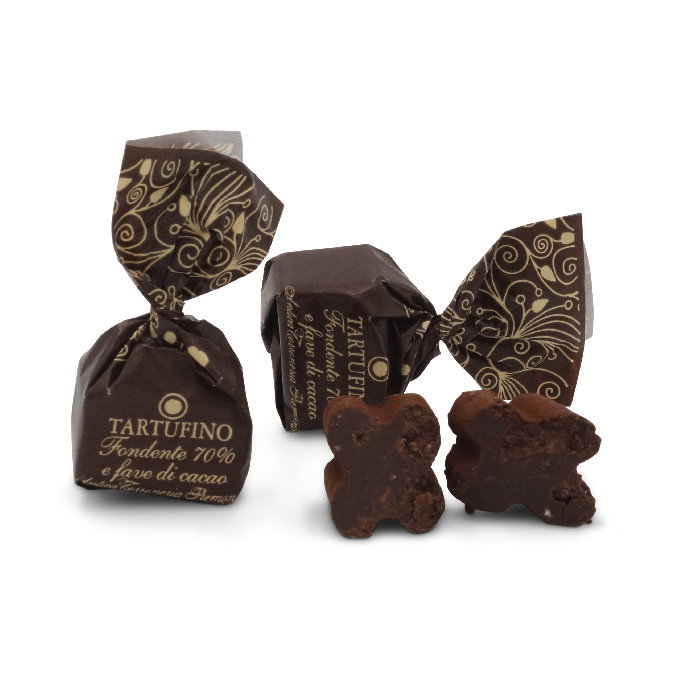 Tartufino - Fondente 70% e fave di cacao - (ATP/M) 1 kg Tartufino - Fondente 70% e fave di cacao - (ATP/M) 1 kg