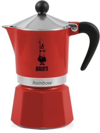 bialetti-rainbow-rot Espressokocher Rainbow 3 Tassen