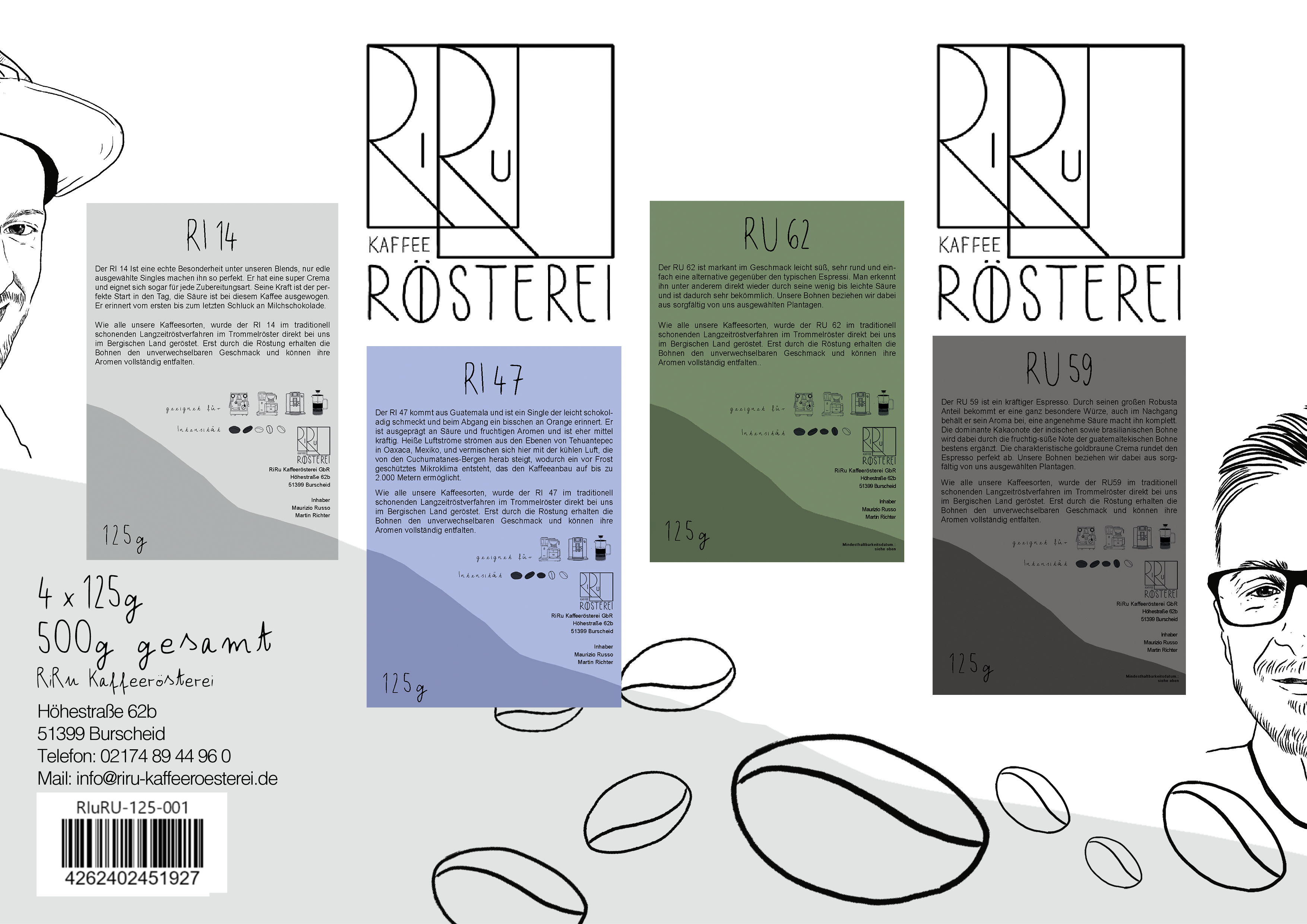 Geschenkbox 4x 125g Geschenkbox 4x 125g